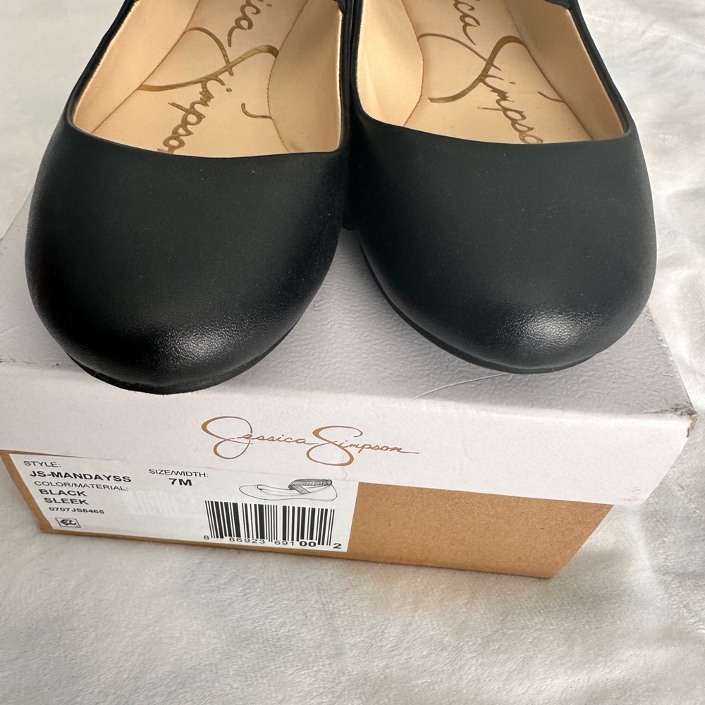 Jessica Simpson Black Flats - Picture 5 of 8